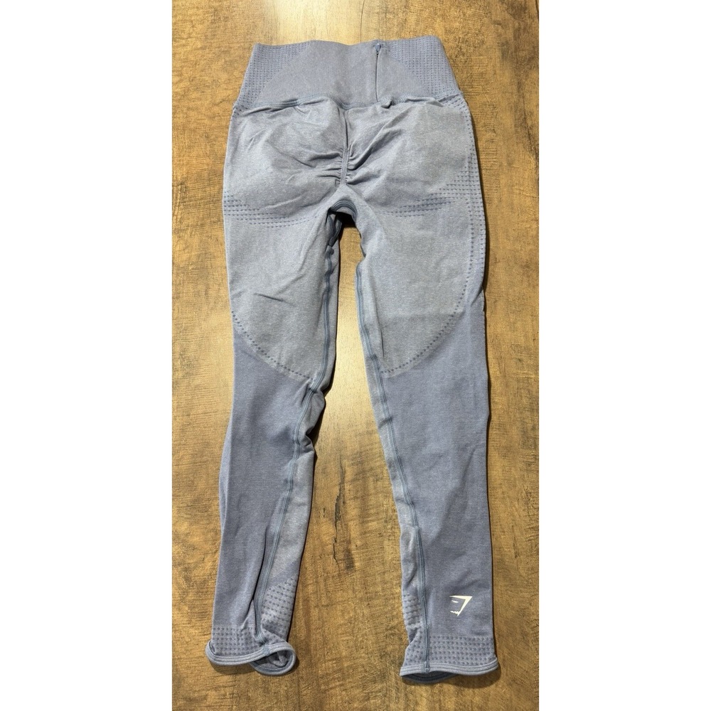 Gymshark Vital Boost Leggings Size X-Small Blue Gym Pants‎ Butt Cinched